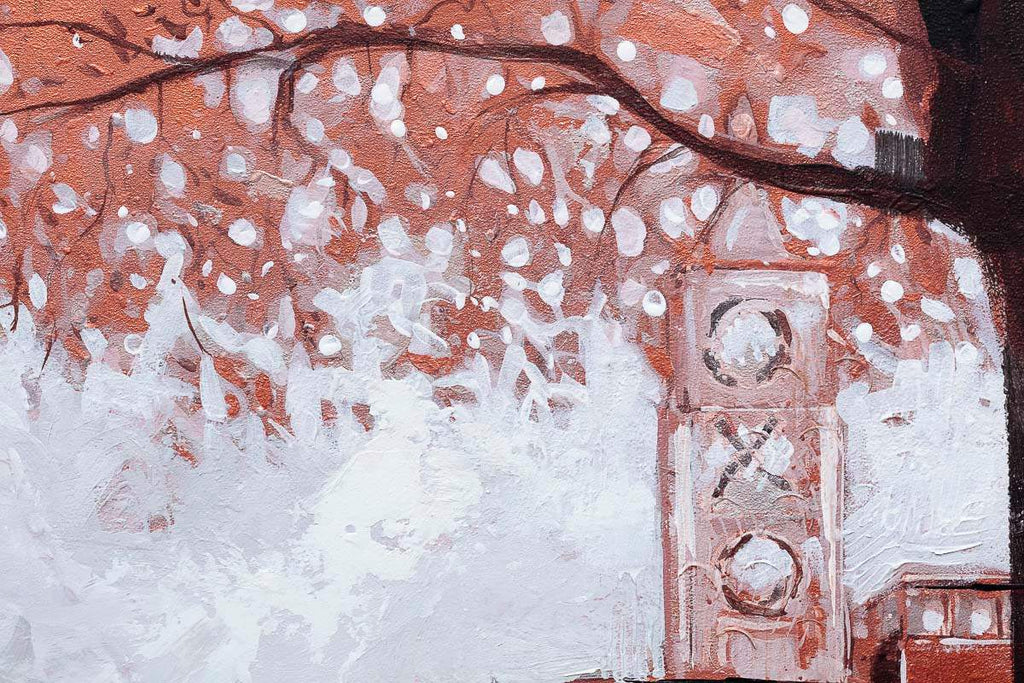 The Queens Walk - Original - SOLD by artist Richard Knight - Wyecliffe Galleries