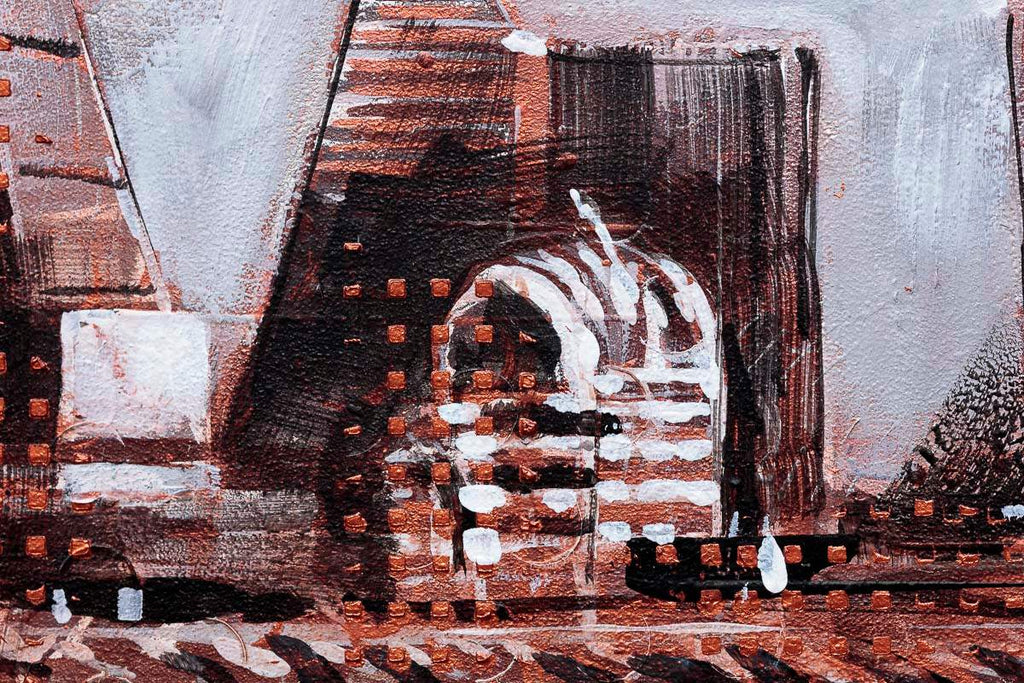 The Queens Walk - Original - SOLD by artist Richard Knight - Wyecliffe Galleries