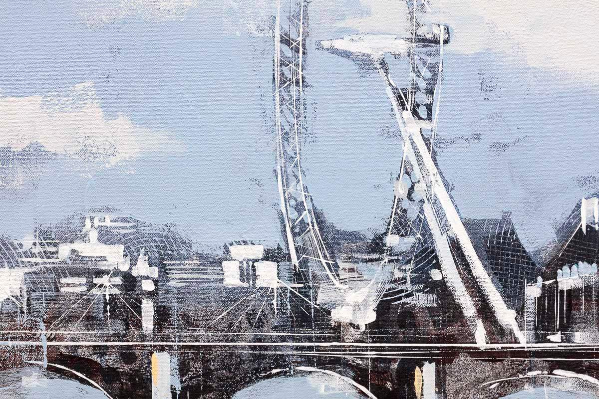 Westminster To The Eye - Original - SOLD by artist Richard Knight - Wyecliffe Galleries
