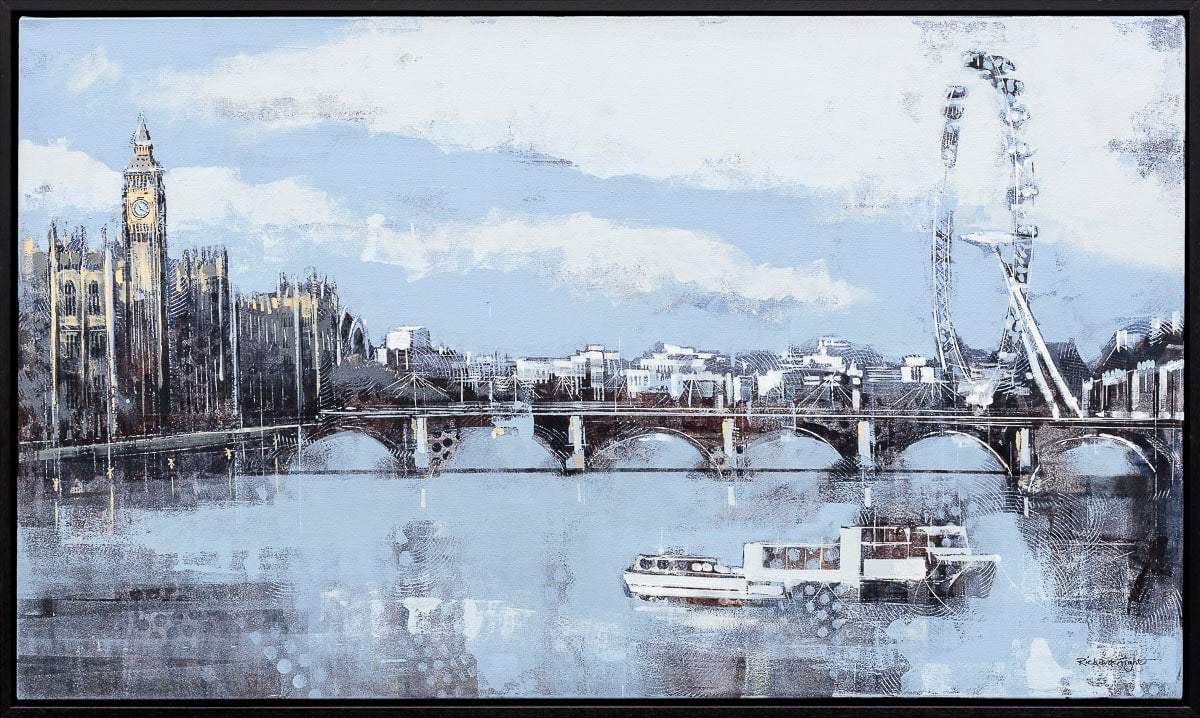 Westminster To The Eye - Original - SOLD by artist Richard Knight - Wyecliffe Galleries