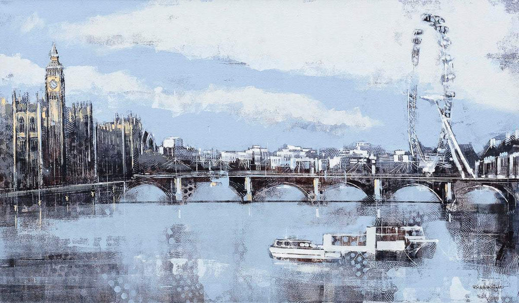 Westminster To The Eye - Original - SOLD by artist Richard Knight - Wyecliffe Galleries