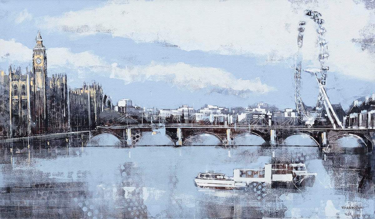 Westminster To The Eye - Original - SOLD by artist Richard Knight - Wyecliffe Galleries