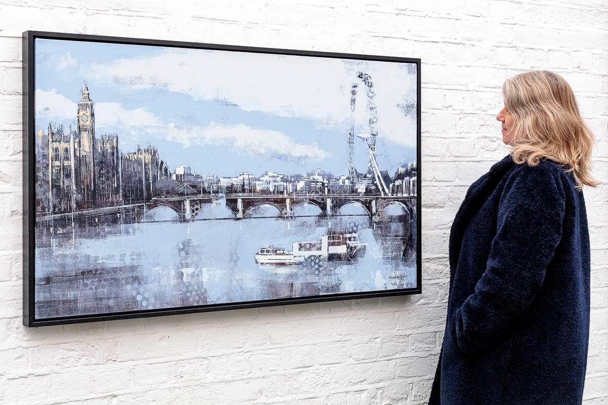 Westminster To The Eye - Original - SOLD by artist Richard Knight - Wyecliffe Galleries