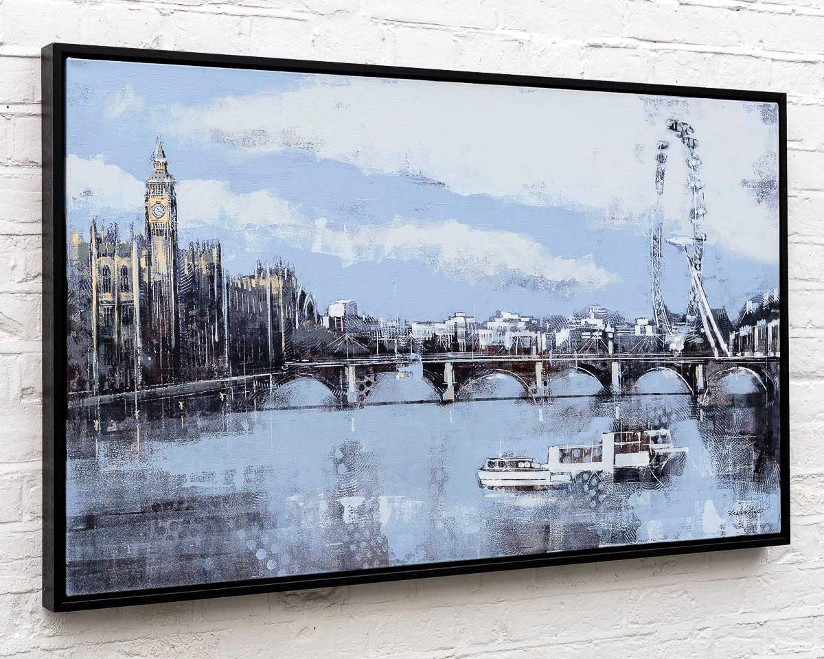 Westminster To The Eye - Original - SOLD by artist Richard Knight - Wyecliffe Galleries