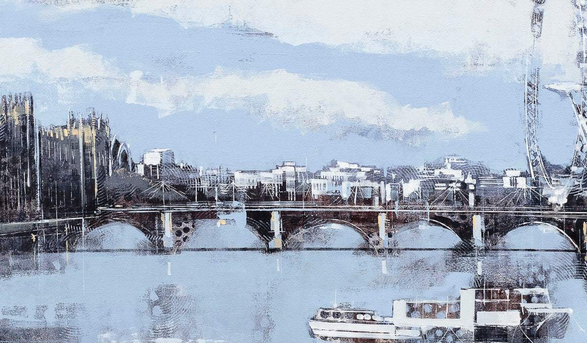 Westminster To The Eye - Original - SOLD by artist Richard Knight - Wyecliffe Galleries