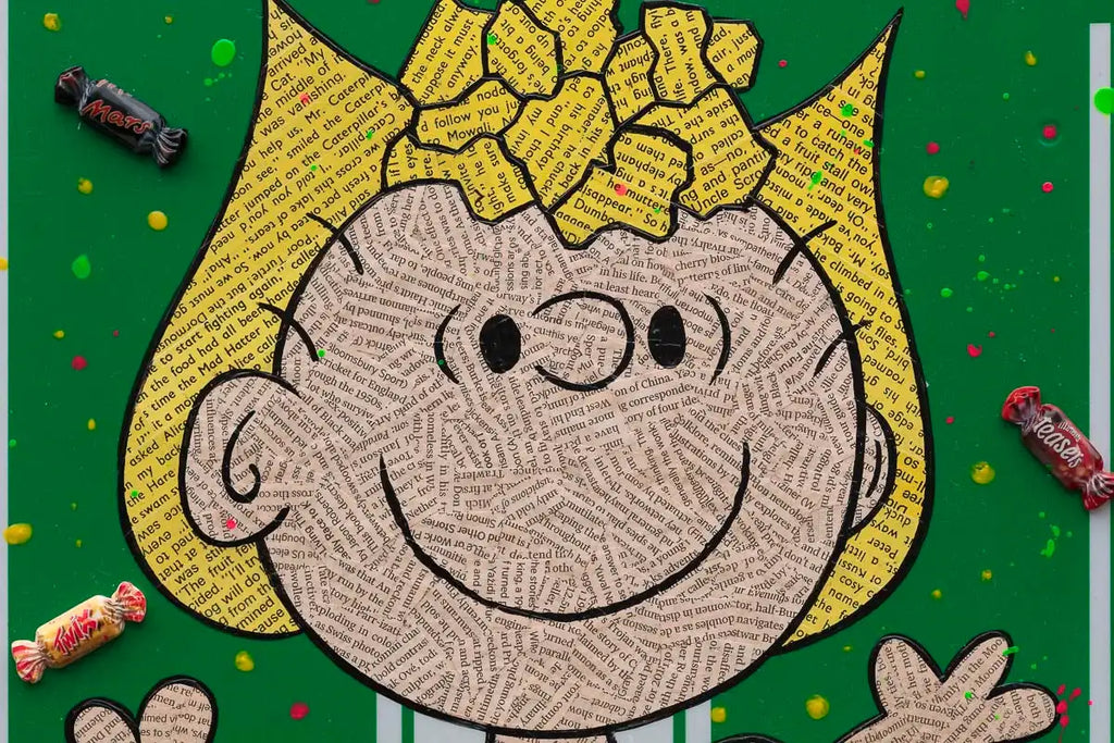 Share And Share Alike - Original Road Sign by artist Robin Coleman - Wyecliffe Galleries