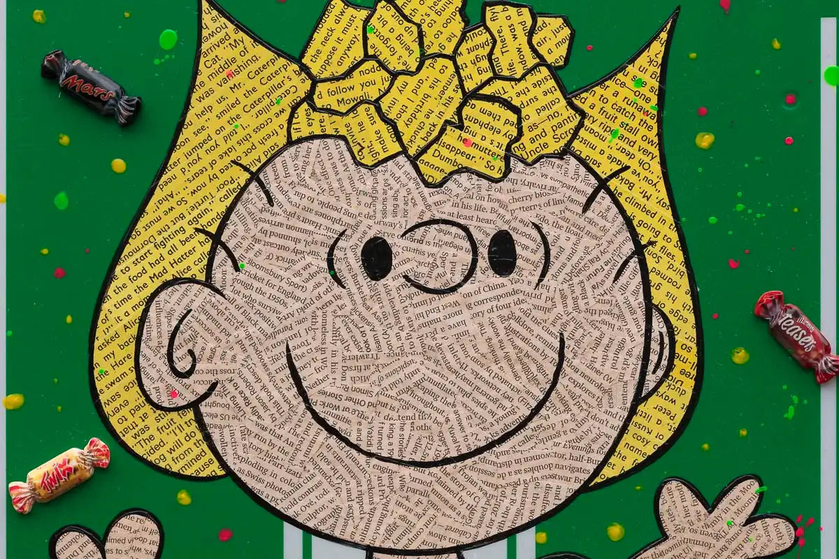 Share And Share Alike - Original Road Sign by artist Robin Coleman - Wyecliffe Galleries