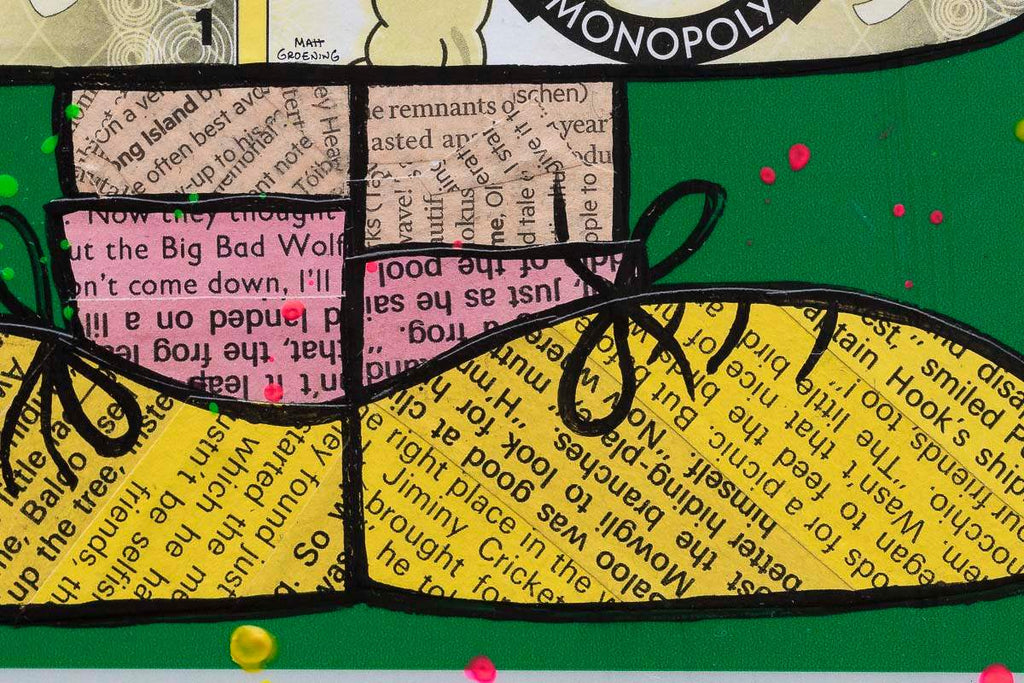 Share And Share Alike - Original Road Sign by artist Robin Coleman - Wyecliffe Galleries