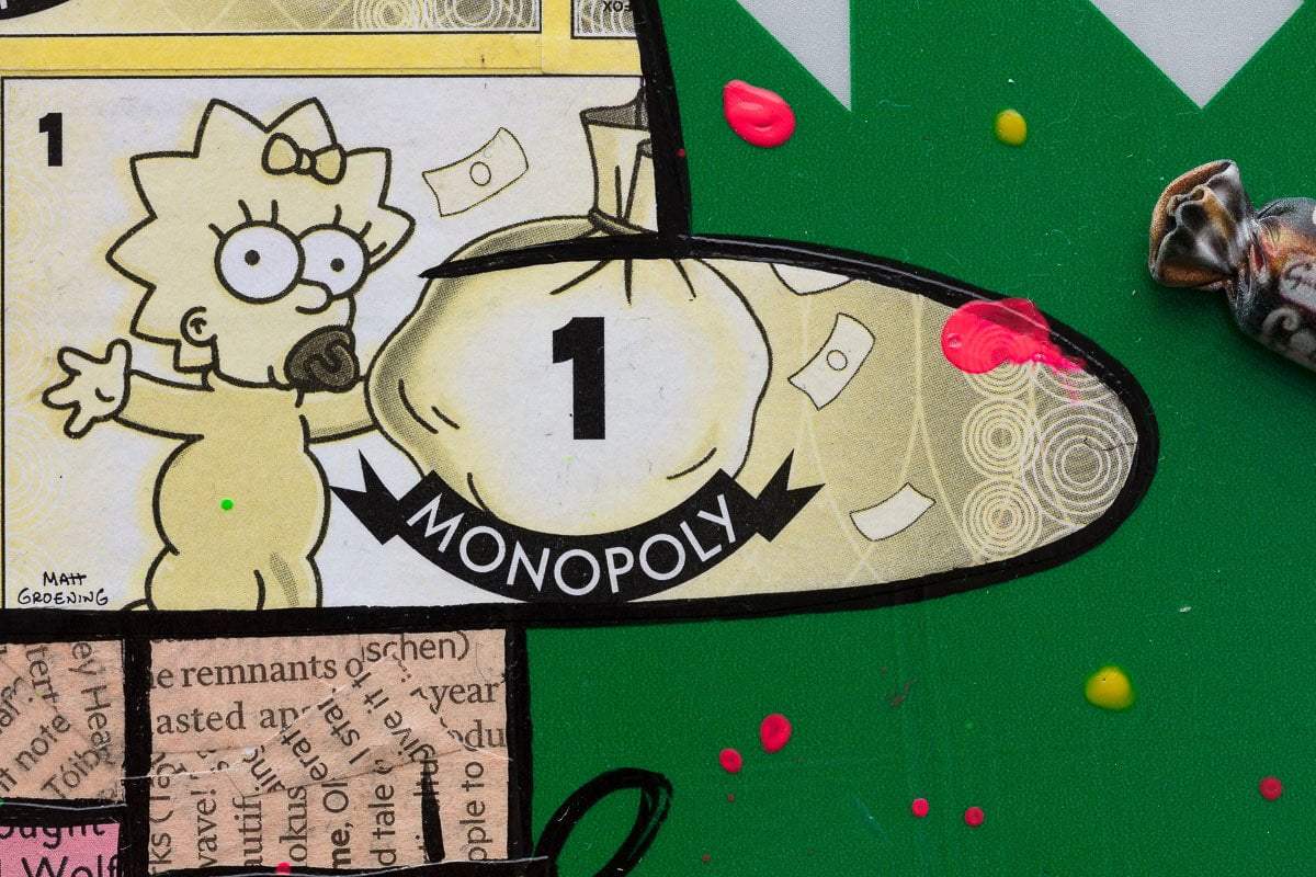 Share And Share Alike - Original Road Sign by artist Robin Coleman - Wyecliffe Galleries