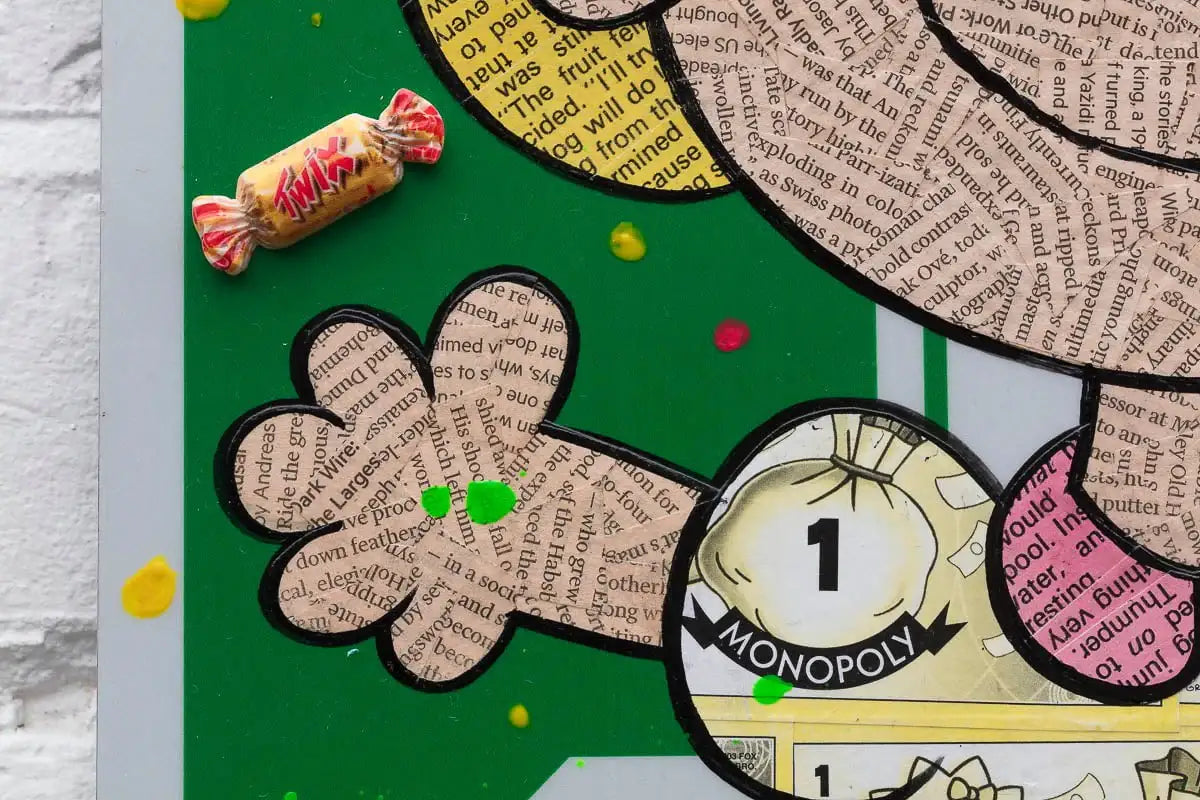 Share And Share Alike - Original Road Sign by artist Robin Coleman - Wyecliffe Galleries