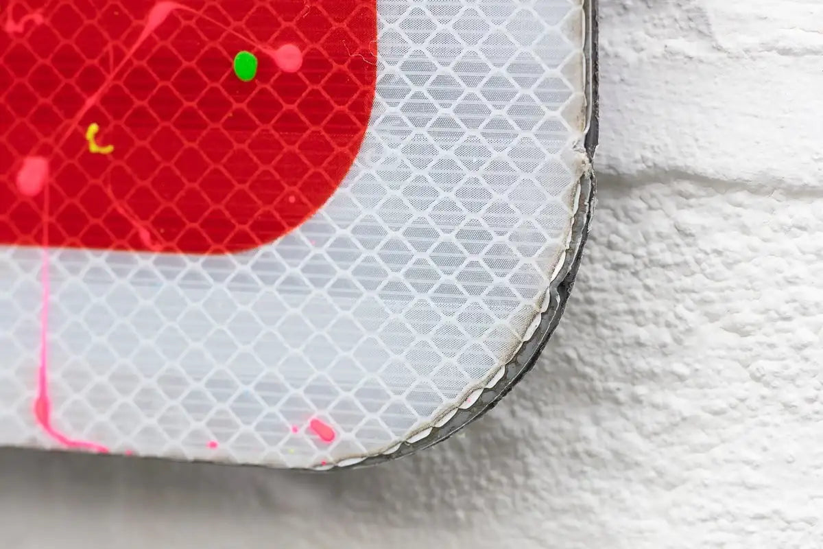 Speed King - Original Road Sign - SOLD by artist Robin Coleman - Wyecliffe Galleries