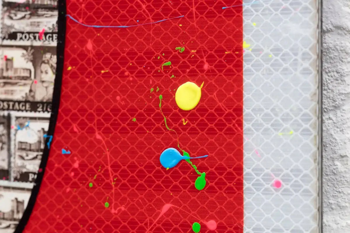 Speed King - Original Road Sign - SOLD by artist Robin Coleman - Wyecliffe Galleries