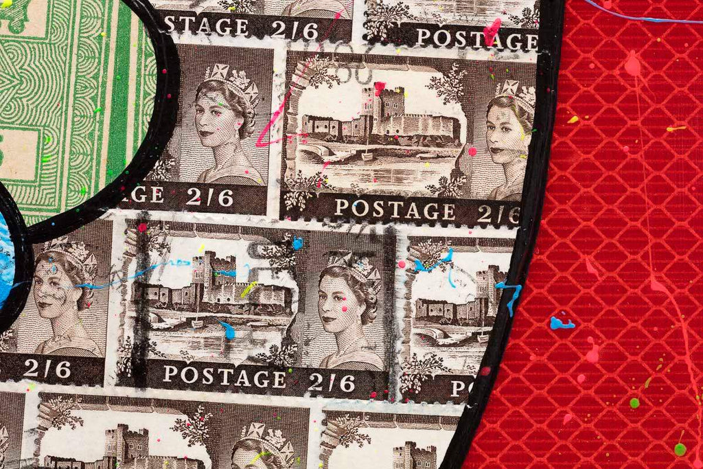 Speed King - Original Road Sign - SOLD by artist Robin Coleman - Wyecliffe Galleries