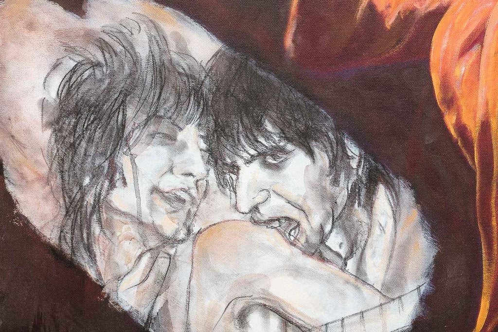 Stones Raw Panels I - Edition by artist Ronnie Wood - Wyecliffe Galleries