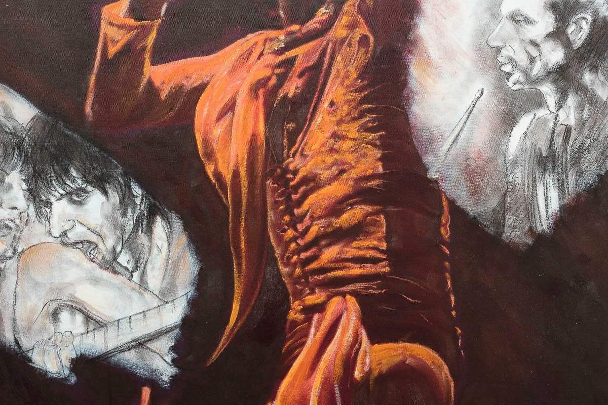 Stones Raw Panels I - Edition by Ronnie Wood – Wyecliffe Original Art