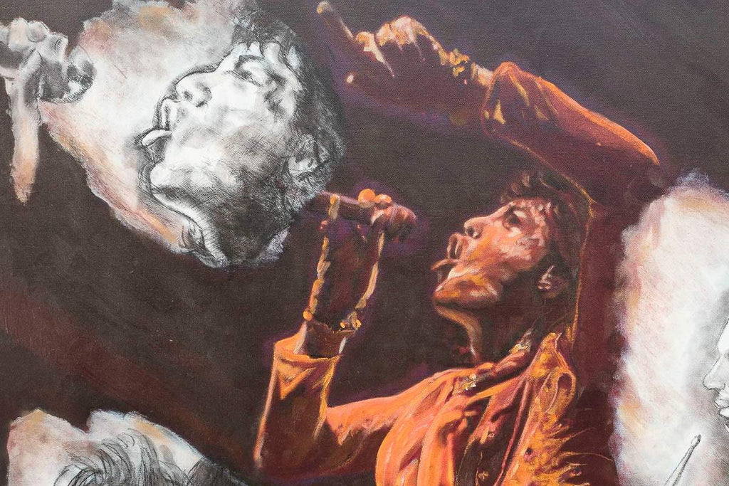 Stones Raw Panels I - Edition by artist Ronnie Wood - Wyecliffe Galleries