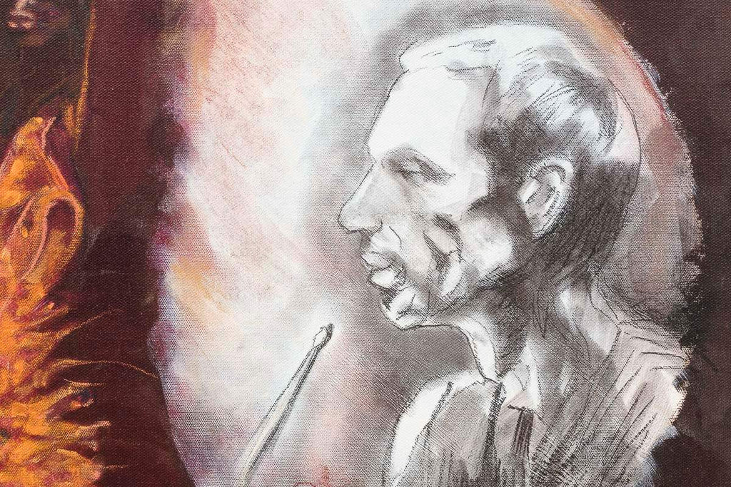 Stones Raw Panels I - Edition by artist Ronnie Wood - Wyecliffe Galleries