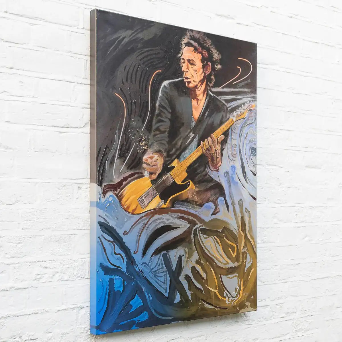 The Blue Smoke Suite Keith - Edition by artist Ronnie Wood - Wyecliffe Galleries