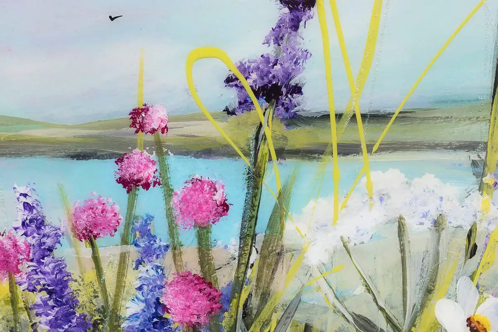 Awash With Nature's Canvas - Original - SOLD by artist Rozanne Bell - Wyecliffe Galleries