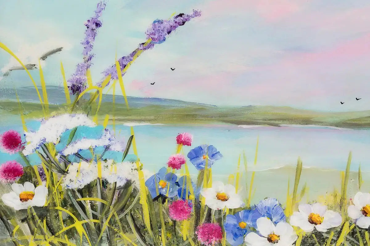 Awash With Nature's Canvas - Original - SOLD by artist Rozanne Bell - Wyecliffe Galleries
