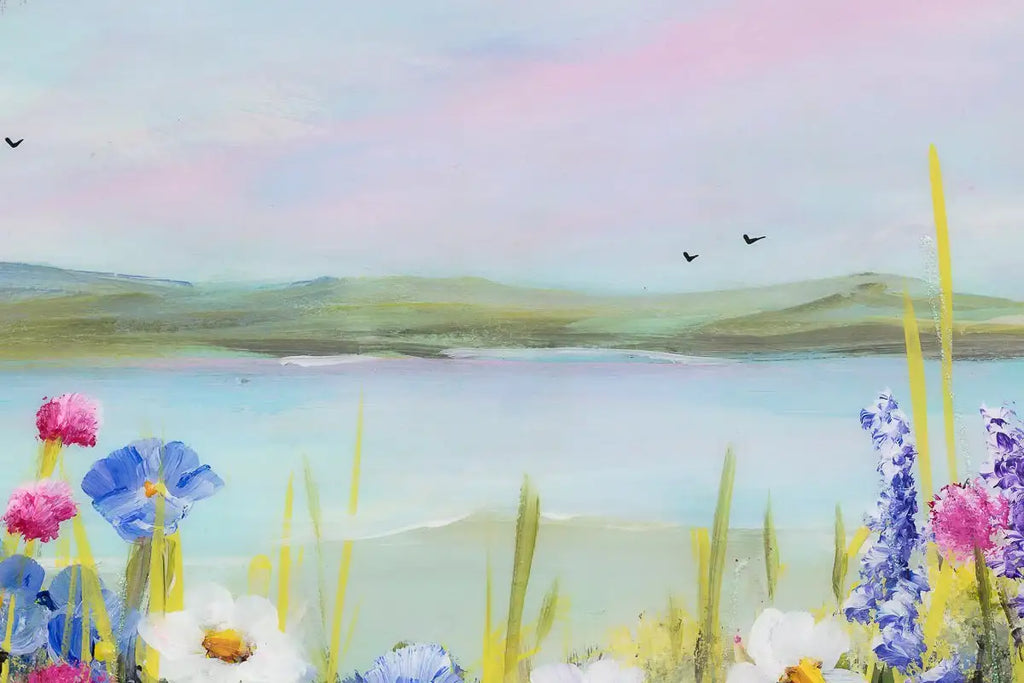 Awash With Nature's Canvas - Original - SOLD by artist Rozanne Bell - Wyecliffe Galleries