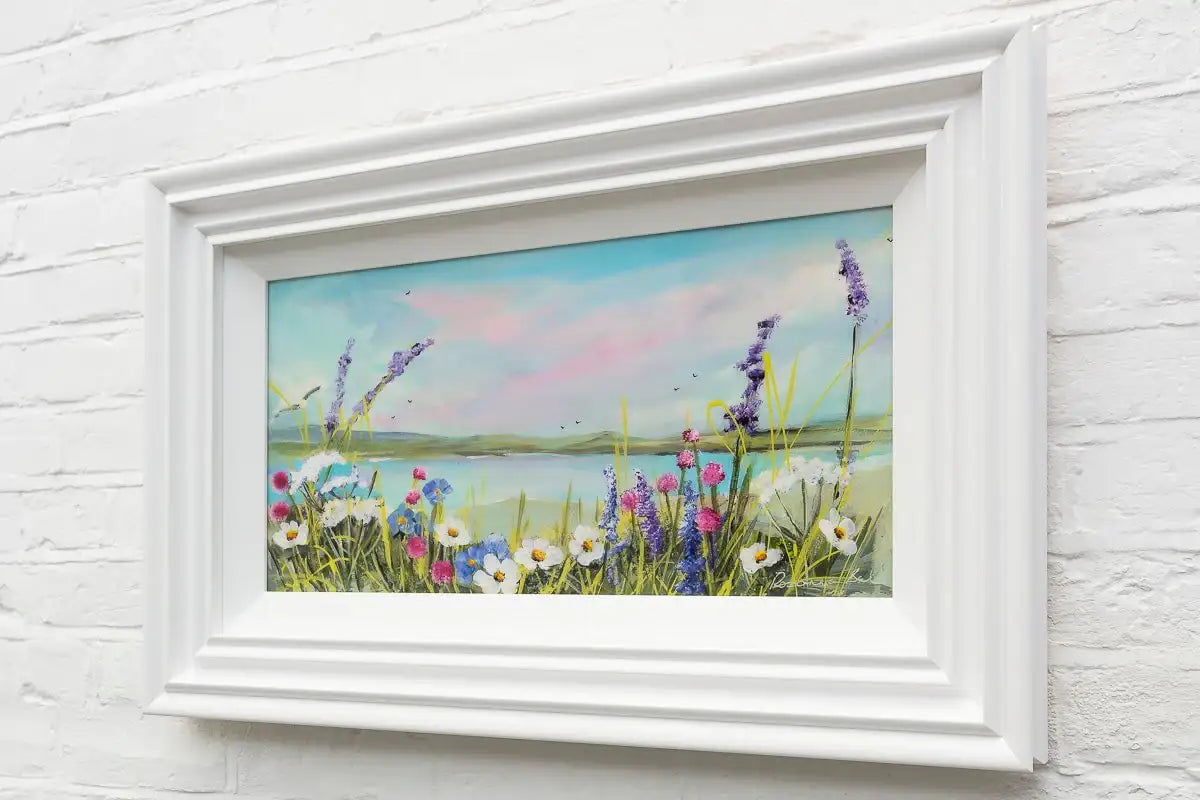 Awash With Nature's Canvas - Original - SOLD by artist Rozanne Bell - Wyecliffe Galleries