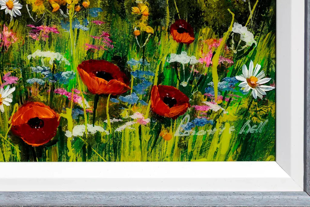 Bloom Where You Are Planted - Original - SOLD by artist Rozanne Bell - Wyecliffe Galleries