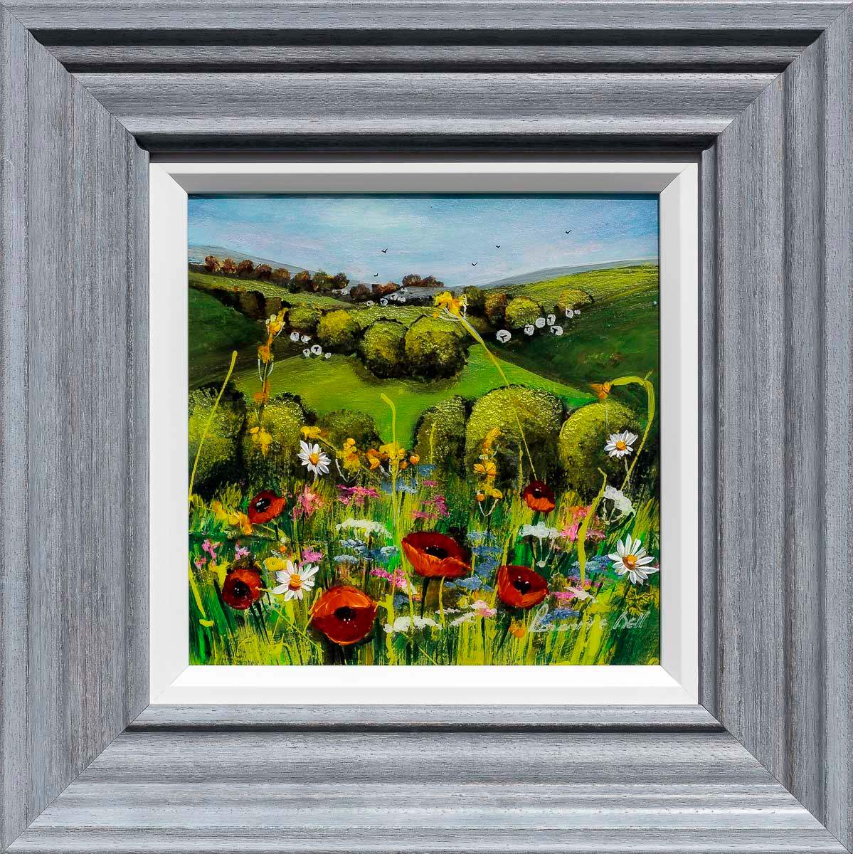 Bloom Where You Are Planted - Original - SOLD by artist Rozanne Bell - Wyecliffe Galleries