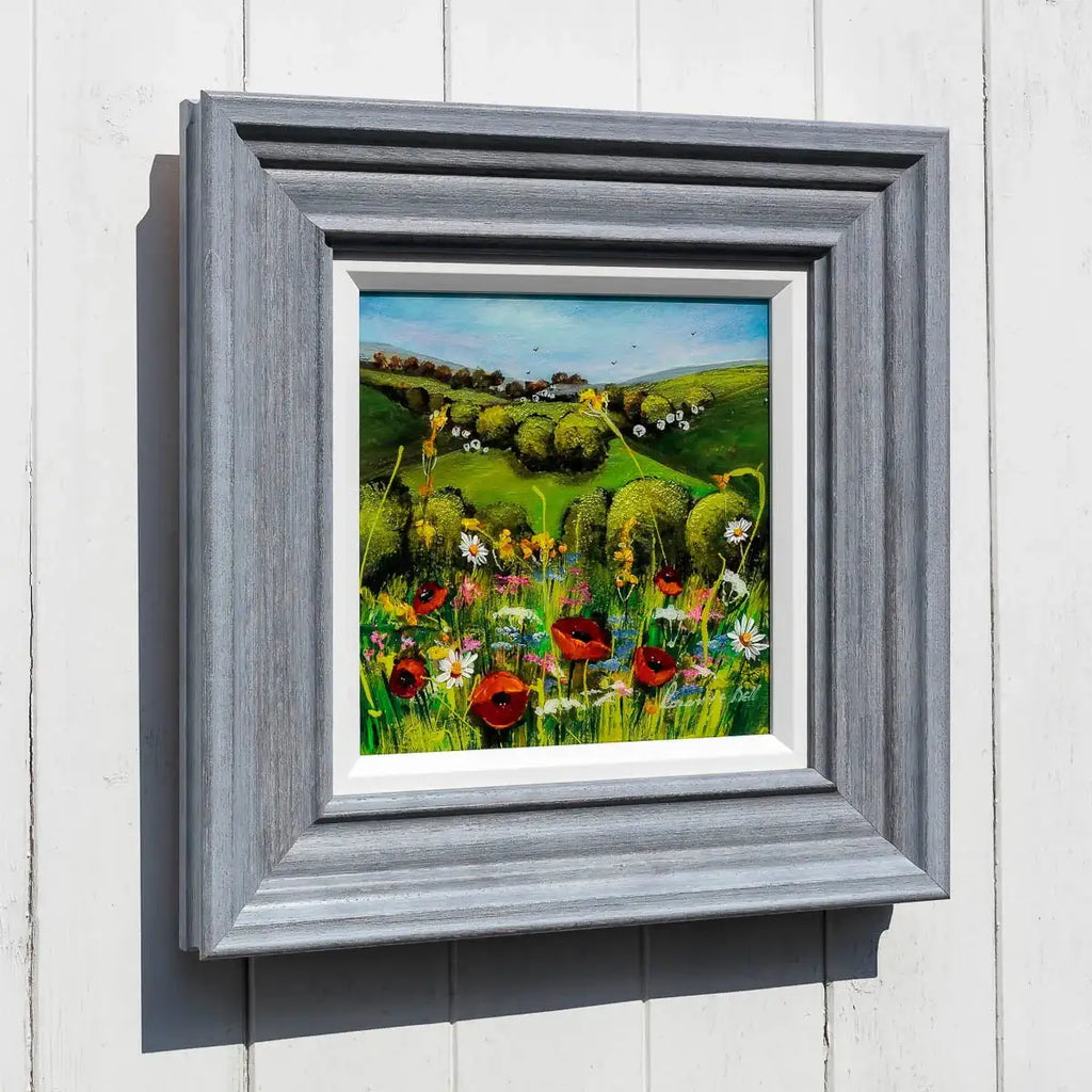 Bloom Where You Are Planted - Original - SOLD by artist Rozanne Bell - Wyecliffe Galleries