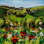 Bloom Where You Are Planted - Original - SOLD by artist Rozanne Bell - Wyecliffe Galleries