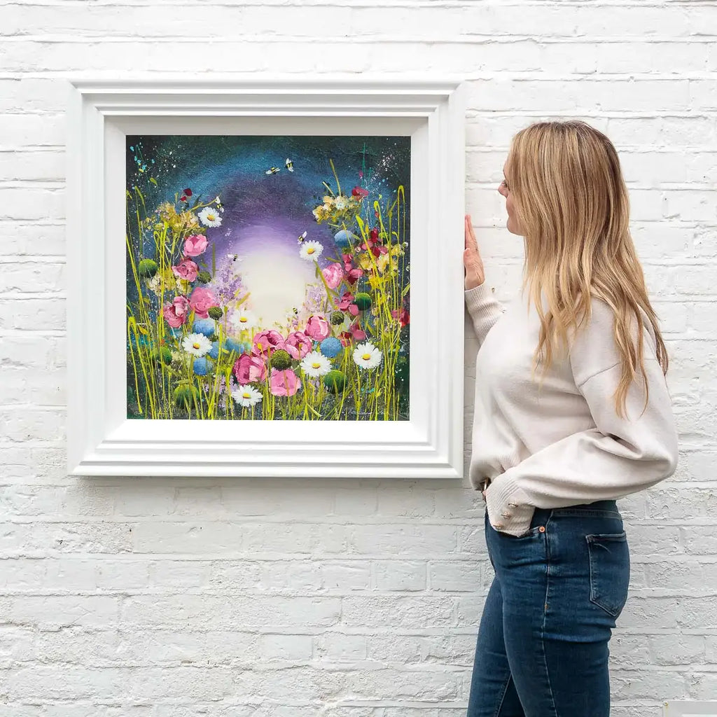 Busy, Busy Bees - Original - SOLD by artist Rozanne Bell - Wyecliffe Galleries