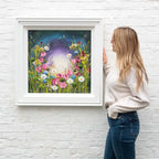 Busy, Busy Bees - Original - SOLD by artist Rozanne Bell - Wyecliffe Galleries