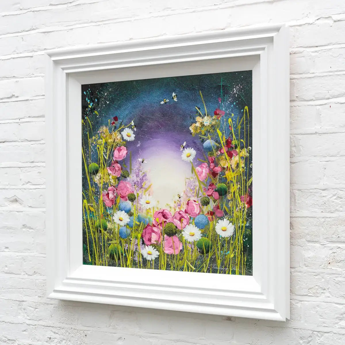 Busy, Busy Bees - Original - SOLD by artist Rozanne Bell - Wyecliffe Galleries