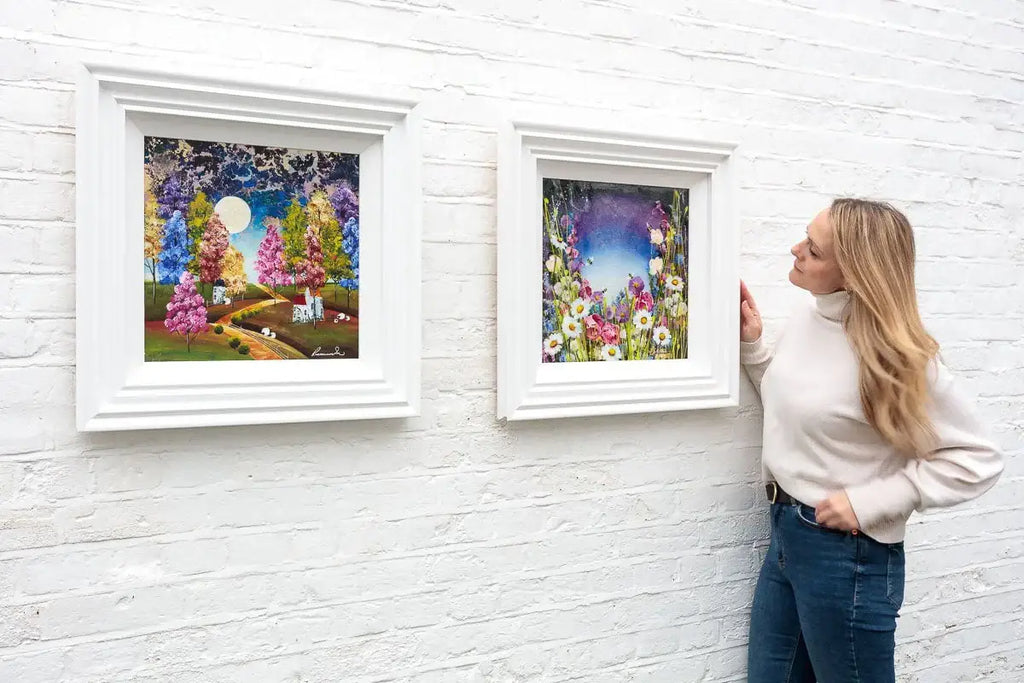 Busy, Busy Bees - Original - SOLD by artist Rozanne Bell - Wyecliffe Galleries