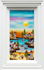 Catch Of The Day - Original - SOLD by artist Rozanne Bell - Wyecliffe Galleries