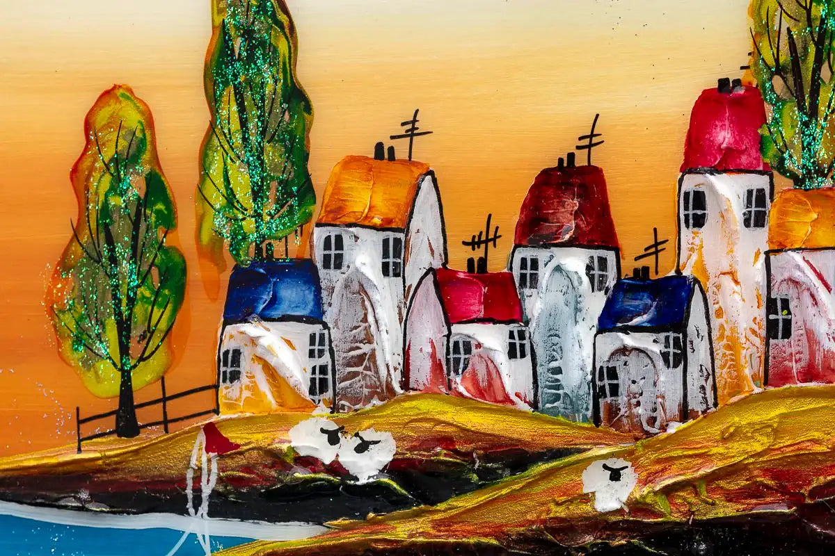 Catch Of The Day - Original - SOLD by artist Rozanne Bell - Wyecliffe Galleries