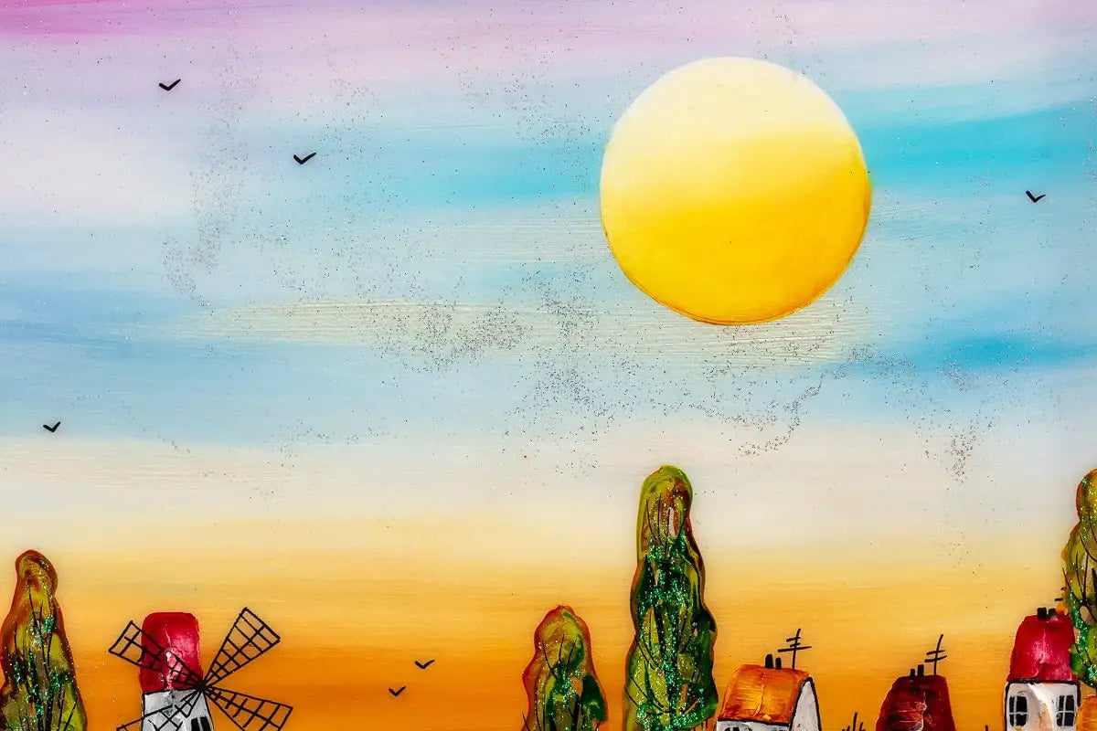 Catch Of The Day - Original - SOLD by artist Rozanne Bell - Wyecliffe Galleries