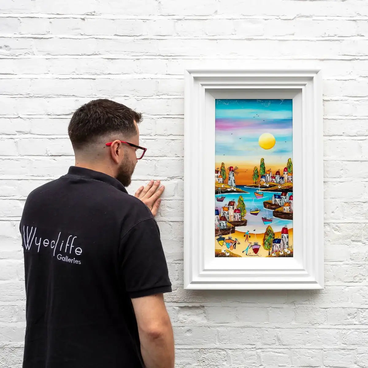 Catch Of The Day - Original - SOLD by artist Rozanne Bell - Wyecliffe Galleries