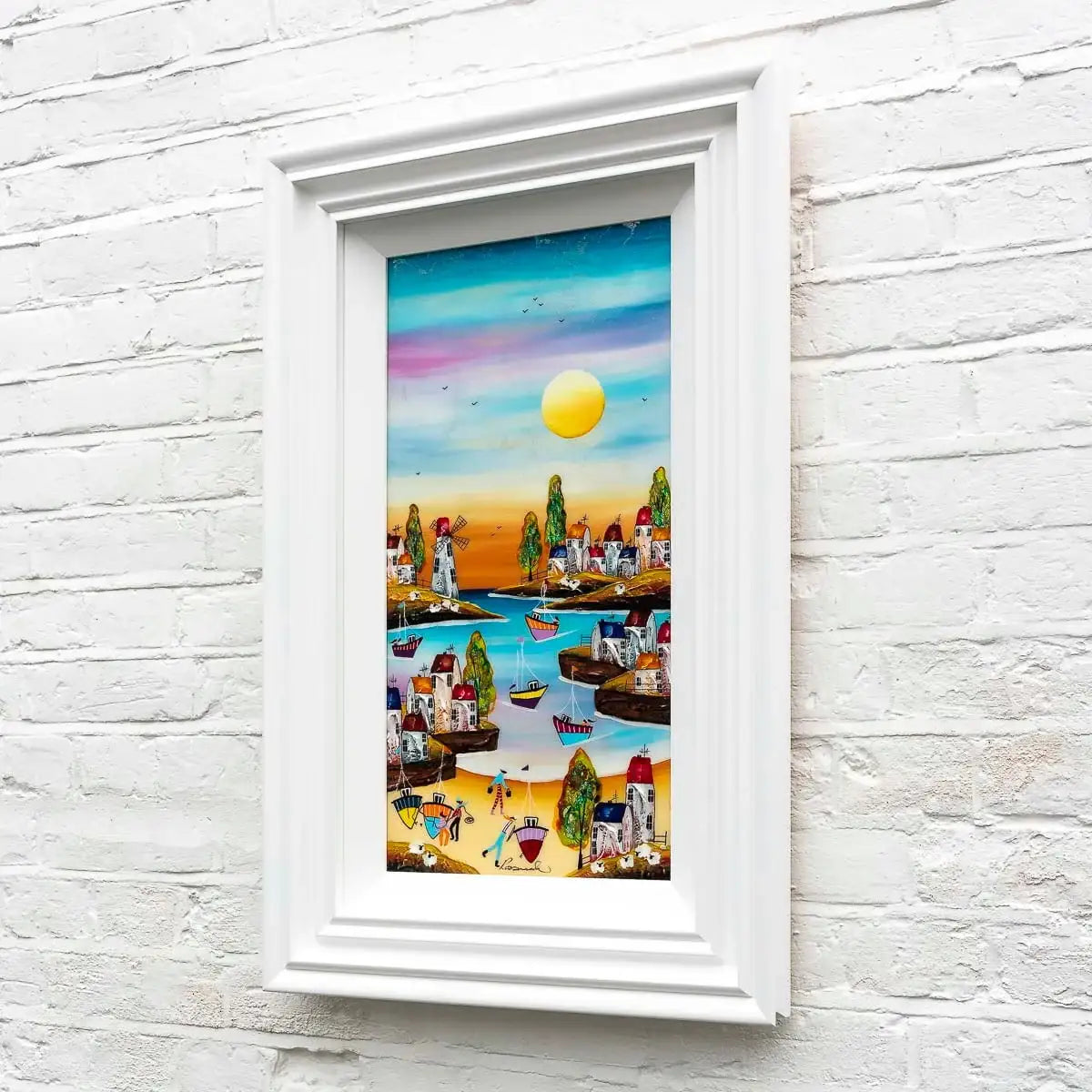 Catch Of The Day - Original - SOLD by artist Rozanne Bell - Wyecliffe Galleries