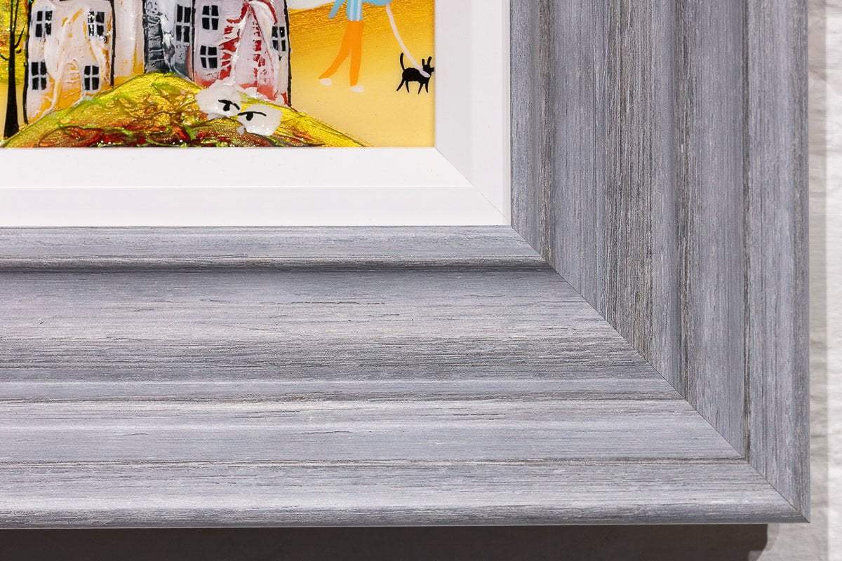 Coastal Town - Original - SOLD by artist Rozanne Bell - Wyecliffe Galleries