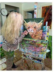 Ella - Original - SOLD by artist Rozanne Bell - Wyecliffe Galleries