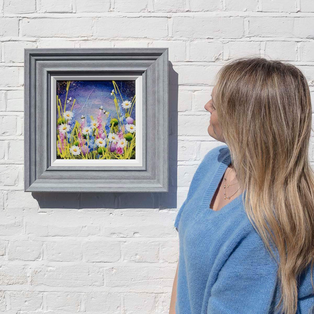 Evening Blossom - Original - SOLD by artist Rozanne Bell - Wyecliffe Galleries