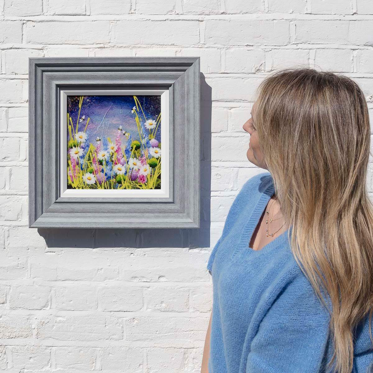 Evening Blossom - Original - SOLD by artist Rozanne Bell - Wyecliffe Galleries