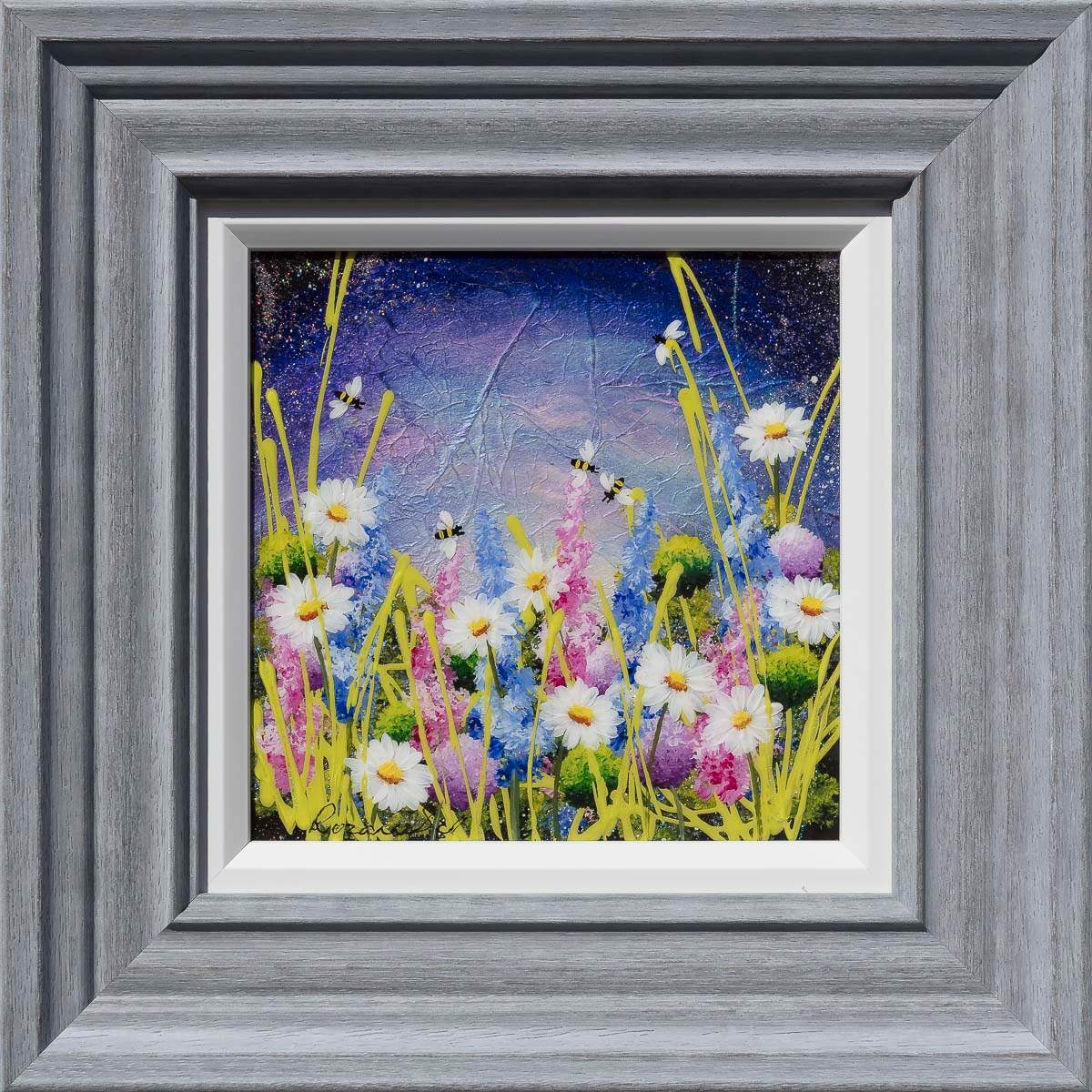 Evening Blossom - Original - SOLD by artist Rozanne Bell - Wyecliffe Galleries