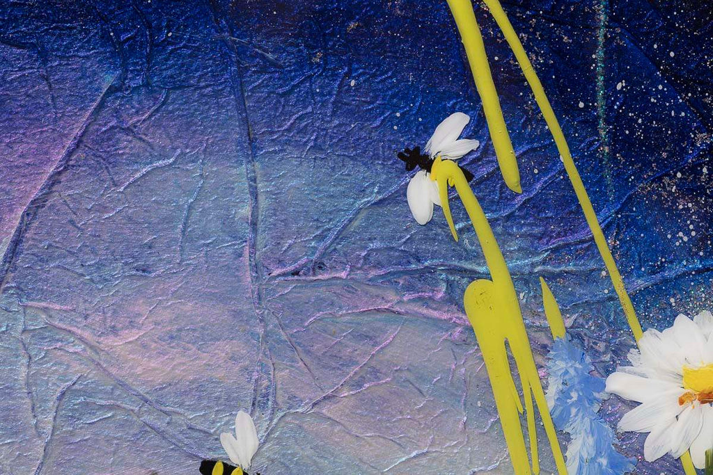 Evening Blossom - Original - SOLD by artist Rozanne Bell - Wyecliffe Galleries