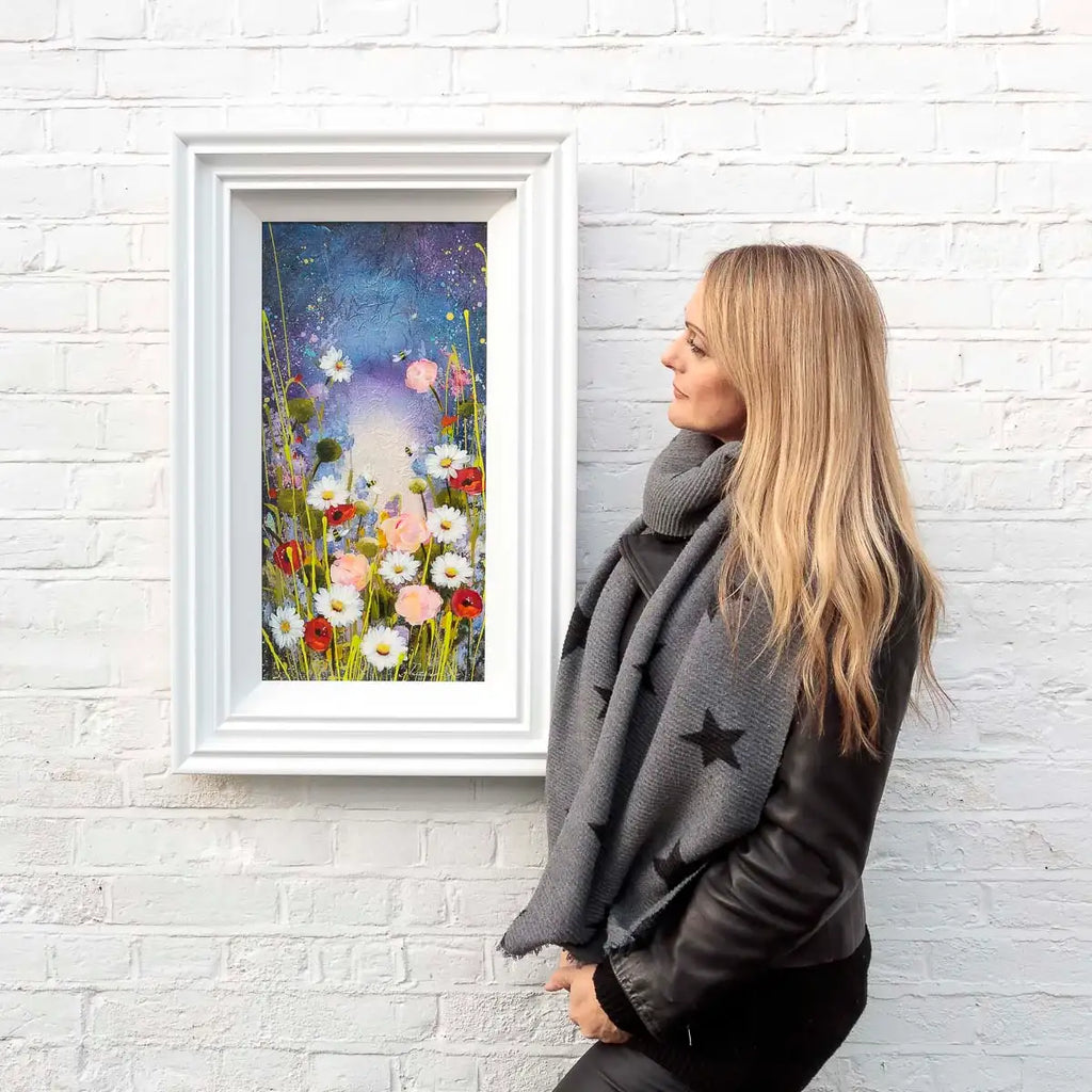 Evening Meadow - Original - SOLD by artist Rozanne Bell - Wyecliffe Galleries