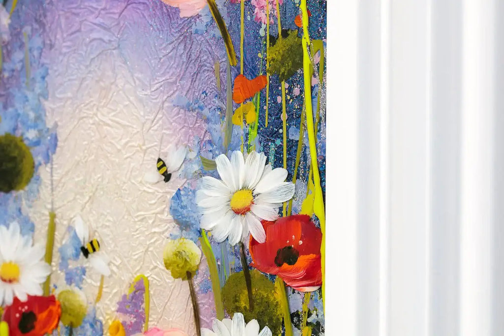 Evening Meadow - Original - SOLD by artist Rozanne Bell - Wyecliffe Galleries