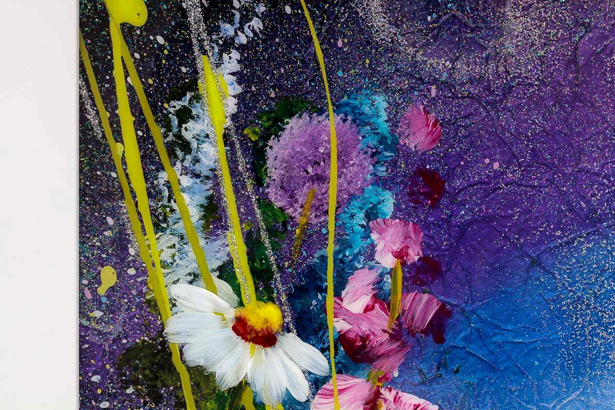 Evening Nectar - Original - SOLD by artist Rozanne Bell - Wyecliffe Galleries