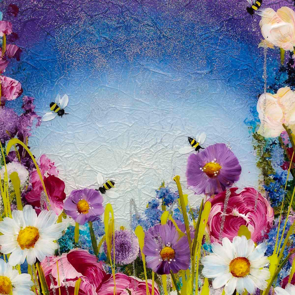 Evening Nectar - Original - SOLD by artist Rozanne Bell - Wyecliffe Galleries