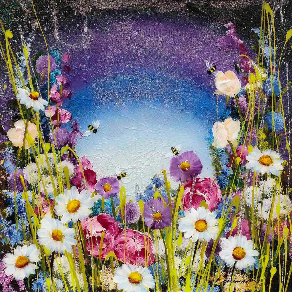 Evening Nectar - Original - SOLD by artist Rozanne Bell - Wyecliffe Galleries